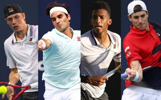 フェデラーが19歳シャポバロフとの準決勝に臨む。18歳新星は前年優勝イズナーと対戦