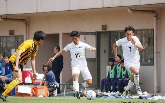 【サッカー部】関東リーグ開幕！黒星発進も、桐・奥谷は左サイドからチャンスを演出「倉さんに言われて…」