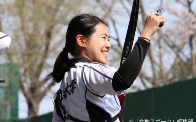 【洋弓部女子】若手大活躍で１部初勝利！　石畑「後輩の成長が著しい」
