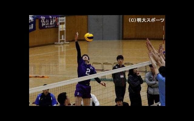 順大から白星　前半戦連勝を挙げる／春季関東大学１部リーグ戦