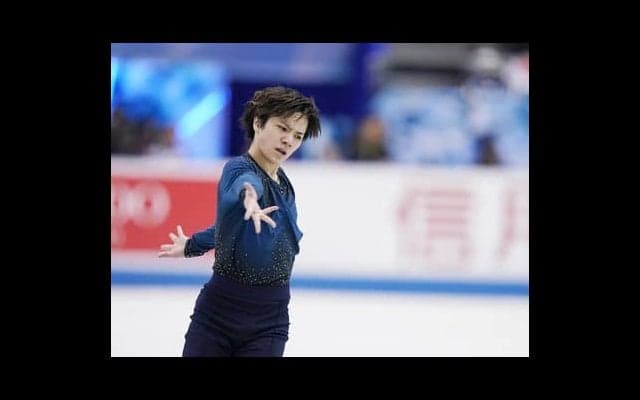 「やるか…」とつぶやく宇野昌磨。大技に挑む強い想いを胸に再出発