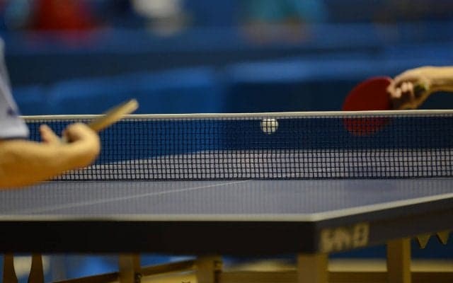 【卓球】超～広範囲！？　卓球台3台を使った“新しい卓球”に注目集まる