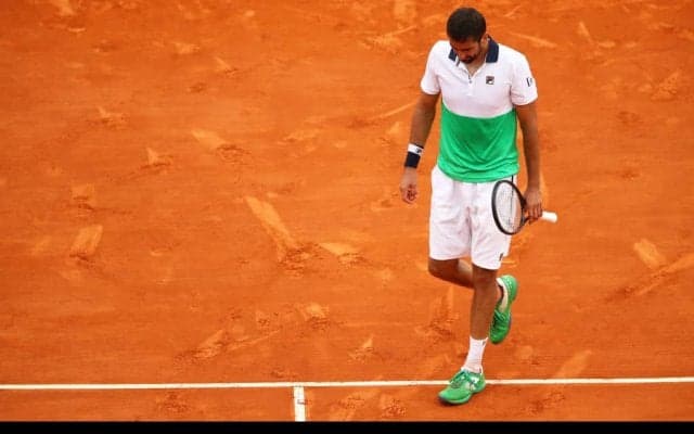 チリッチ 「ウィンブルドン」大逆転劇の雪辱果たせず。ミス多発で世界35位に連敗[ATP1000 モンテカルロ]