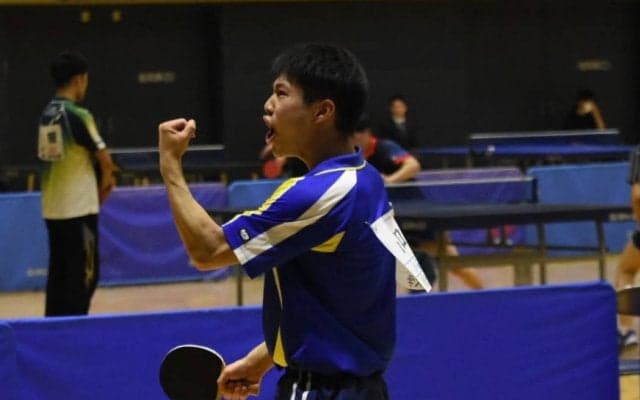 【卓球部】 シングルスで男女７名が勝ち上がる