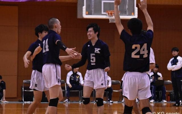 【バレーボール部男子】　攻撃陣が機能し、大商大にストレート勝利！
