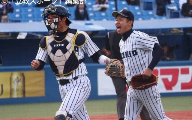 【野球部】おかえり江藤が先制！田中誠が２年ぶり完封で勝利！紫合戦初戦を今季初白星で飾る