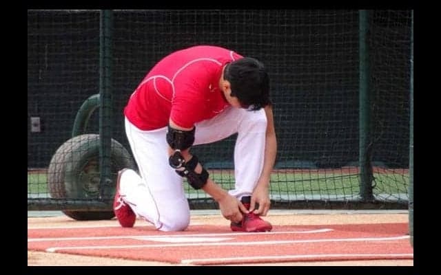 【MLB】大谷翔平、走塁練習で右肘サポーター着用　指揮官「とても重要な右肘だから」