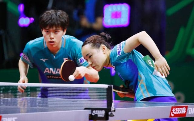 【卓球】日本チャンピオンの森薗/伊藤ペア、混合複初戦を快勝＜世界卓球2019＞