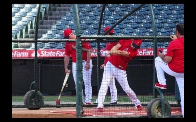 【MLB】大谷翔平、フリー打撃で137メートル超の特大弾　球団が異例の飛距離発表
