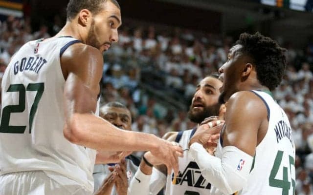 意地の1勝でスウィープを免れたジャズ、ミッチェルはチームメートをべた褒め