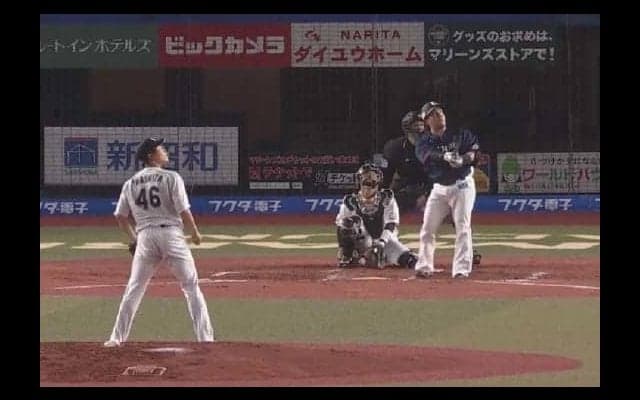 もう少しでマリン場外弾…西武山川、パ単独トップ9号は推定145Mの超特大弾