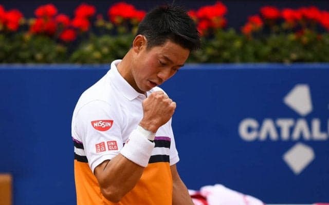 錦織「ストローク戦で主導権握れた」。セカンドサーブポイント獲得率で大差つける【数字で見る試合結果】