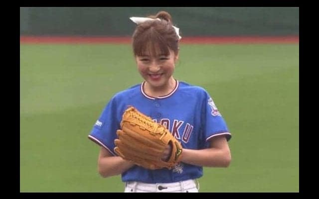 鈴木奈々さん始球式で試合開始4分遅れ　スポンサー謝罪「皆さまにご迷惑。準備・説明不足」
