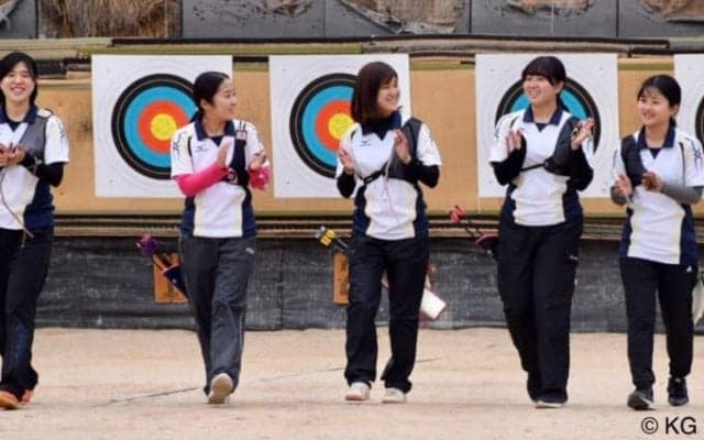 【洋弓部女子】　神大に快勝も、目標点を超えられず