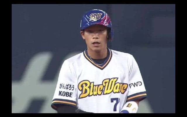 オリ「仰木デー」で1996年生まれドラ7中川が同点適時打　日本一ユニ「72」着用