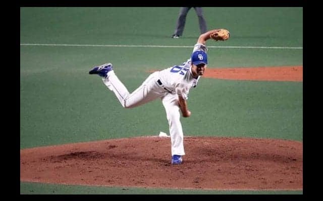 2年ぶり1軍登板の中日・阿知羅、6回1失点好投も…　援護なくプロ初勝利ならず