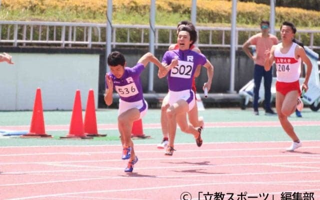 【陸上競技部】新生リレーチームで立教記録更新！関カレのタイムは”40秒切り”