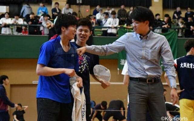 【バドミントン部男子】 京産大に勝利し、開幕３連勝！