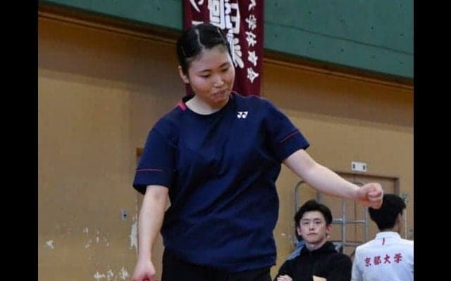 【バドミントン部女子】 立命大に３ー２で勝利し、最終戦へ