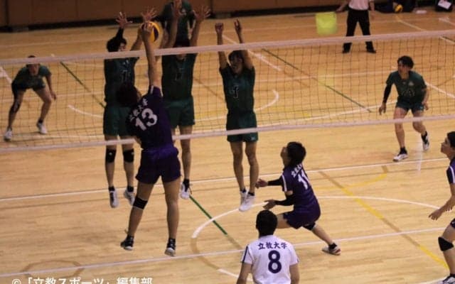 【バレーボール部】２日連続白星とはならず無念の敗戦　残り３戦全勝を誓う