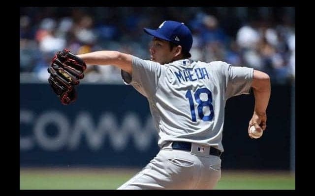 【MLB】前田健太、6回4失点で3戦勝ちなし　ド軍は守護神が代打逆転満塁サヨナラ弾浴びる