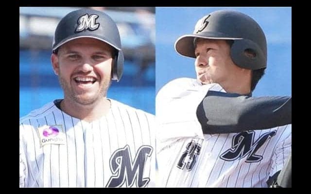 「活躍して感謝伝えたい」-ロッテ岡＆レアード、元ハム戦士が有原攻略の一発