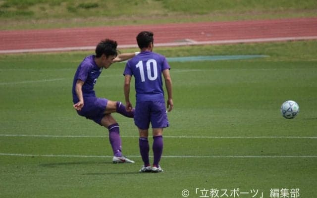 【サッカー部】劣勢も粘り強く無失点で勝ち点１を獲得