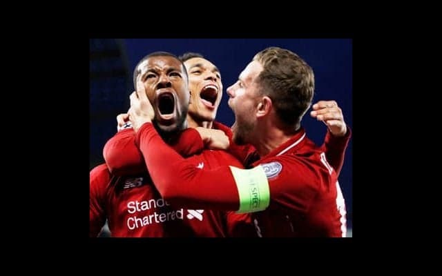 ３％の奇跡にアンフィールドが熱狂。リバプールがバルセロナに大逆転