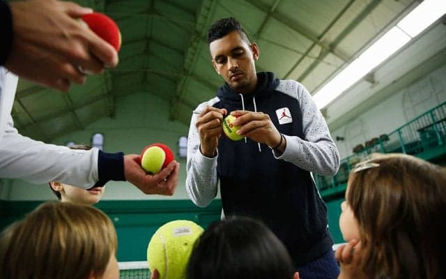 錦織、キリオス、チリッチ、チチパスなどATPスター選手が小学生たちと触れ合う
