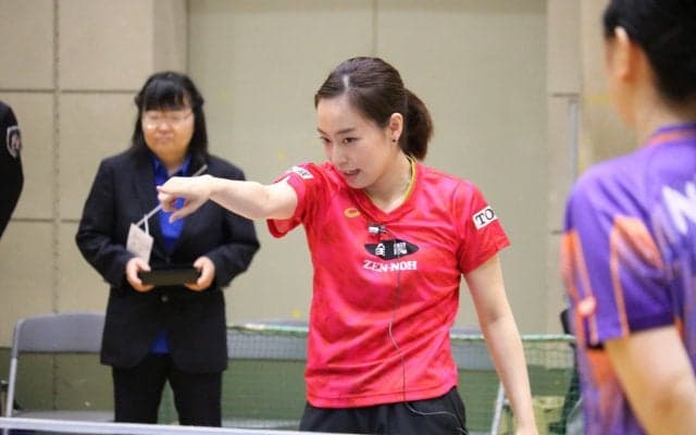 石川佳純「目標を持つことが一番大事」 未来のメダリストに“特別授業”＜JA全農チビリンピック2019＞