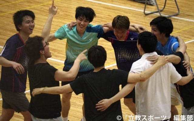 【バドミントン部】リーグ前半３連勝！悲願の２部昇格向けてまっしぐら