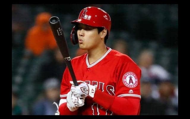 【MLB】大谷翔平、5打席目は左飛　角度良く上がるも伸び欠き、5打席無安打