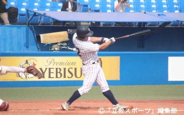 【野球部】若大将・岡本一矢“報”いるも…