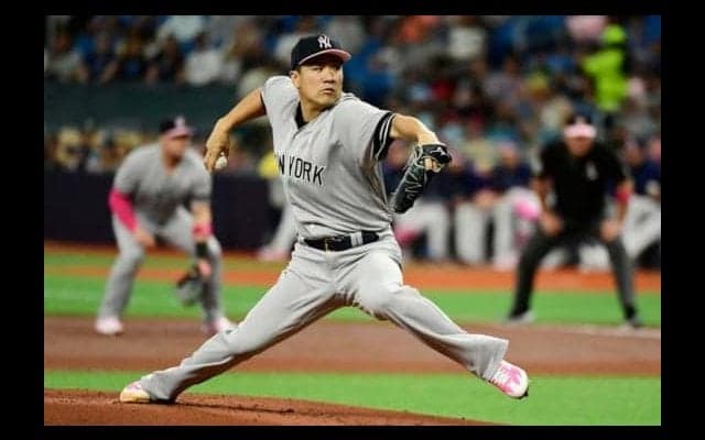 【MLB】田中将大、5回を投げ終え2安打無失点、7奪三振の好投　3勝目の権利発生