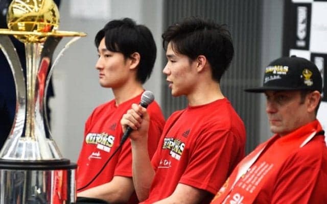 大活躍でファイナルMVPに輝いた馬場雄大「満足せず戦いたいのが正直な気持ち」