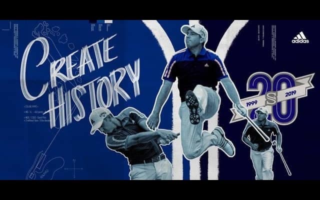 アディダスゴルフ、セルジオ・ガルシアのプロ20周年記念ポロシャツ発売