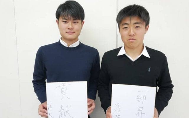 【ソッカー（男子）】開幕前特集第3弾！　期待の新入生、田村祐二朗選手、川野太壱選手インタビュー