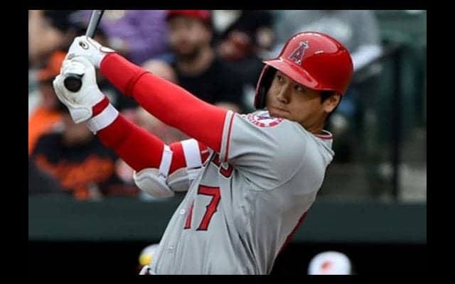 【MLB】大谷翔平、第4打席で痛烈な中前打！　153キロ直球を弾き返し4試合連続安打マーク