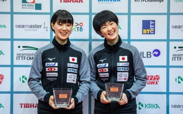 【今週の日本の卓球】スロベニアOP全日程終了　長崎美柚がU21とダブルスの2冠