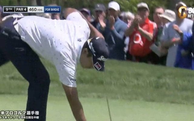 【動画】前半苦戦もナイスカムバック！松山英樹のあわやイーグルのナイスショット