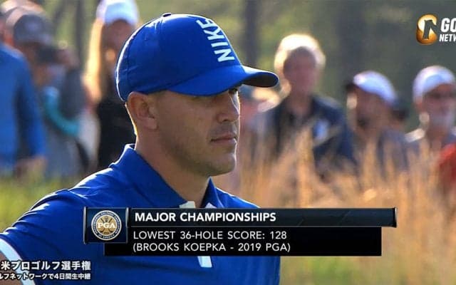 【動画】昨季覇者のブルックス・ケプカがメジャー最小スコアで首位をキープ