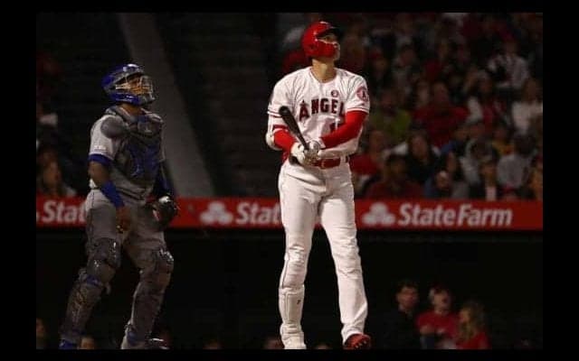 【MLB】大谷の豪快2号、米解説者は思わず「ああっ」　スイング絶賛「極めて力強い」