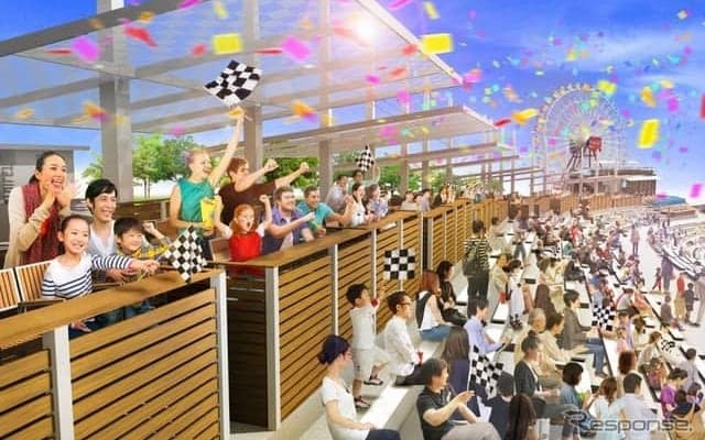 鈴鹿サーキットに絶景観戦スポット「コース ビュー テラス」オープン　7月13日