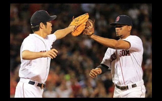 巨人上原の引退にRソックス世界一元同僚が惜別　「ミスター・ハイタッチ！」