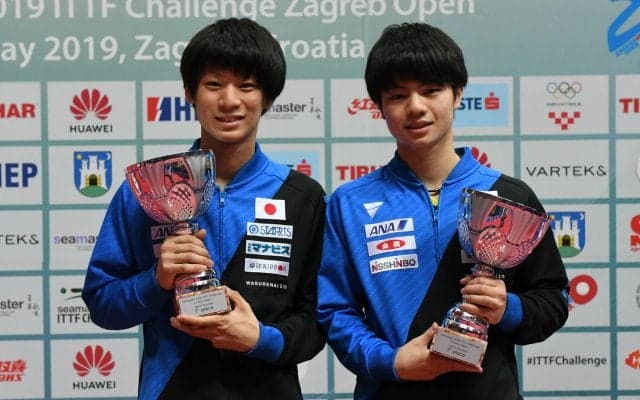 【今週の日本の卓球】クロアチアOP全日程終了　宇田幸矢がU21とダブルスの2冠