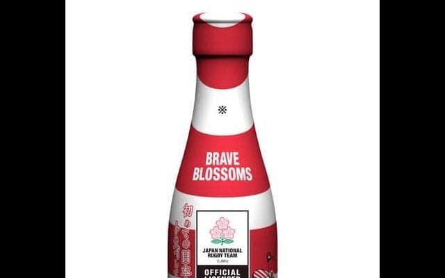 沢の鶴、日本代表ロゴ入り「SHUSHUラグビー日本代表デザインボトル」発売