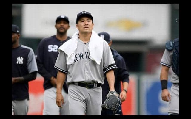 【MLB】田中将大「全然大丈夫です」　再び打球“直撃”も「胸トラップが上手くいかず…」