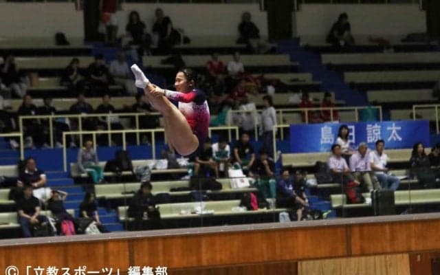【体操競技部】「昨年から演技構成大幅アップ！攻めの演技も決勝進出はかなわず」