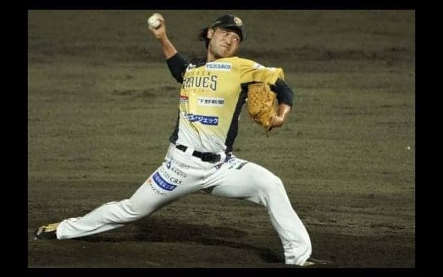 ドジャース入団のBC栃木・北方、160キロ！　茨城戦で登板、1回を3者凡退