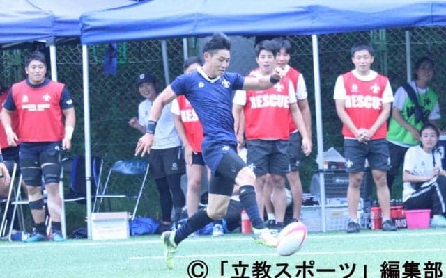 【ラグビー部】豊富な攻撃パターンと粘りのディフェンスで難敵を撃破
